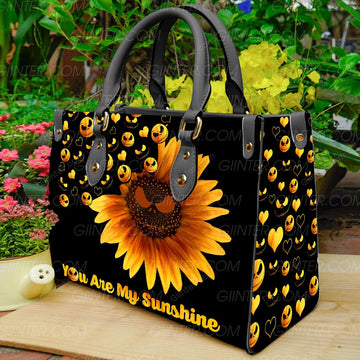 You're My Sunshine Sunflowers JS Leather Bag GINNBC80472