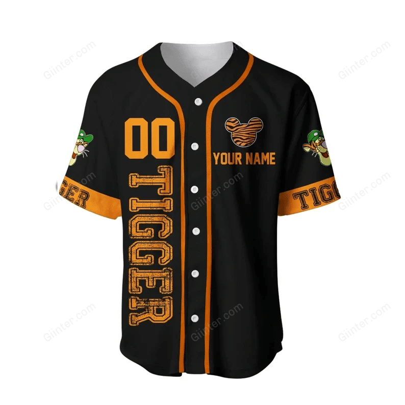 Winnie The Pooh Baseball Jersey Shirt GINPOOH11