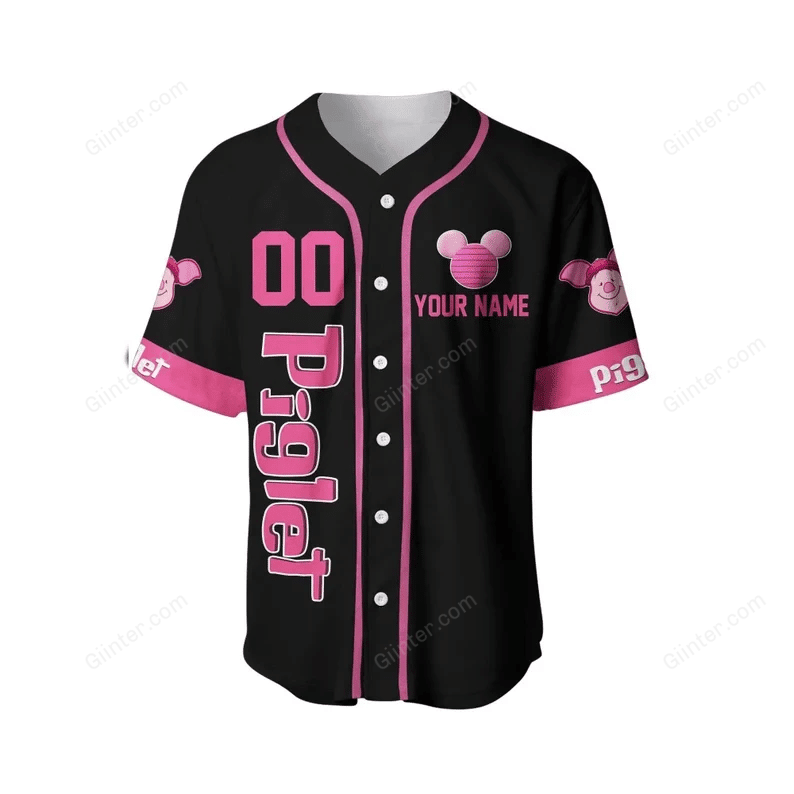 Winnie The Pooh Baseball Jersey Shirt GINPOOH12