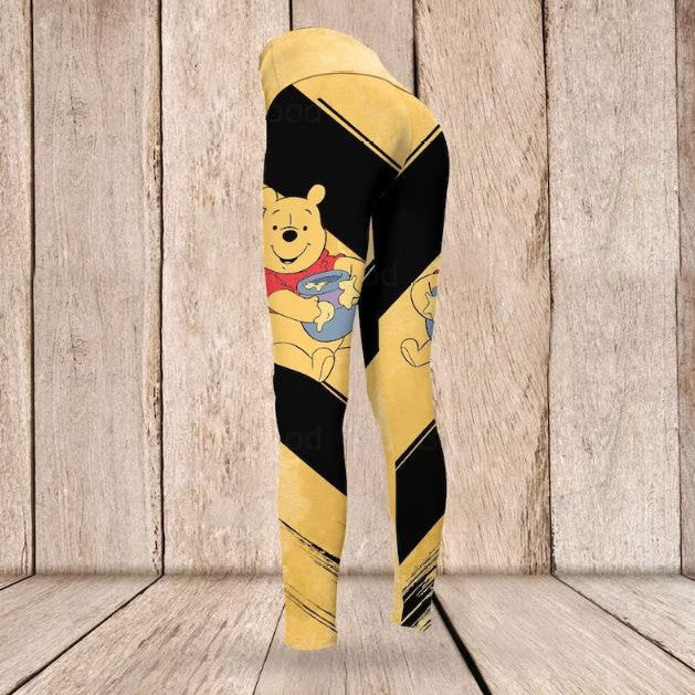 Winnie The Pooh - Personalized Heavy Fleece Hoodie And Leggings GINPOOH17