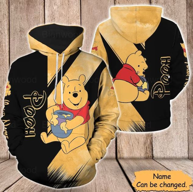 Winnie The Pooh - Personalized Heavy Fleece Hoodie And Leggings GINPOOH17