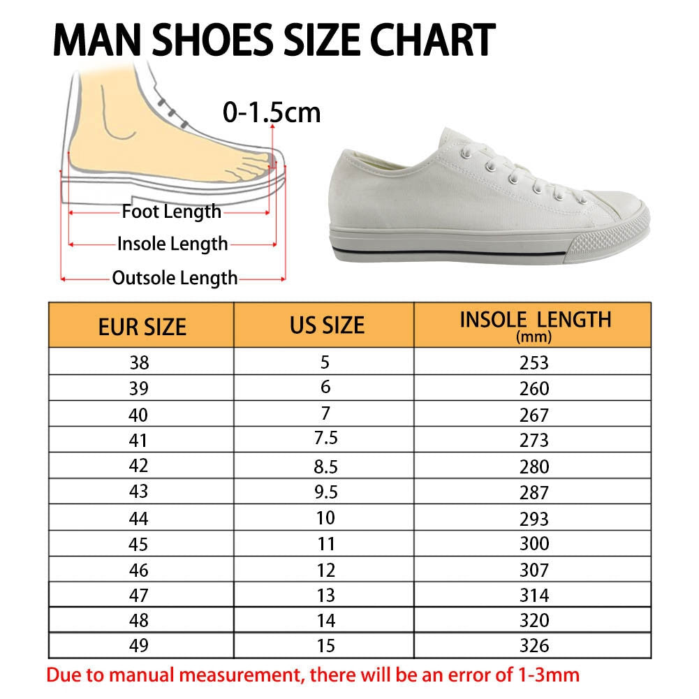Cute Cows Low Top Shoes GINCOW59