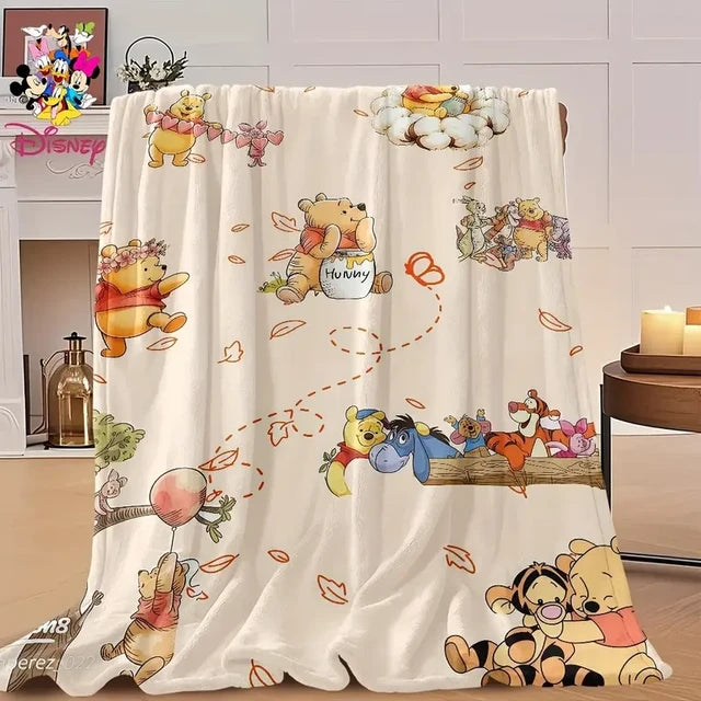 Winnie The Pooh And Friends Blanket Personalized Fleece Blanket GINPOOH64