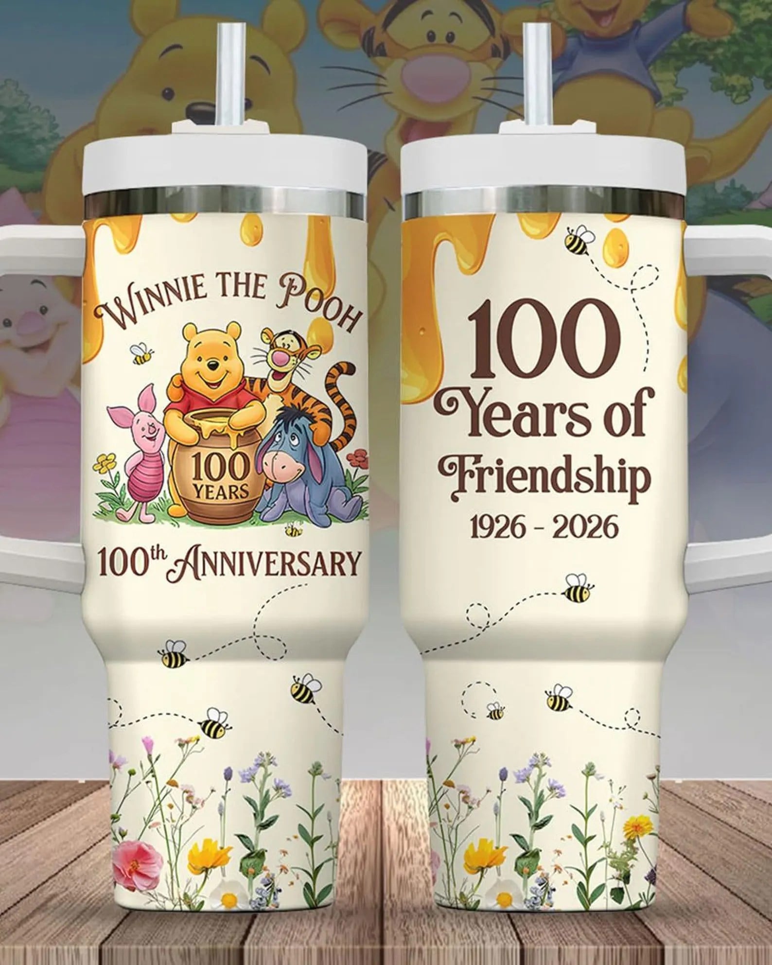 Pooh 100th Anniversary - Tumbler 40OZ GINPOOH46