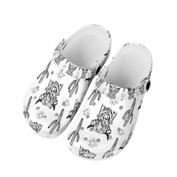 Highland Cows & Catus - Adult/Kid Casual Clogs GINCOW02