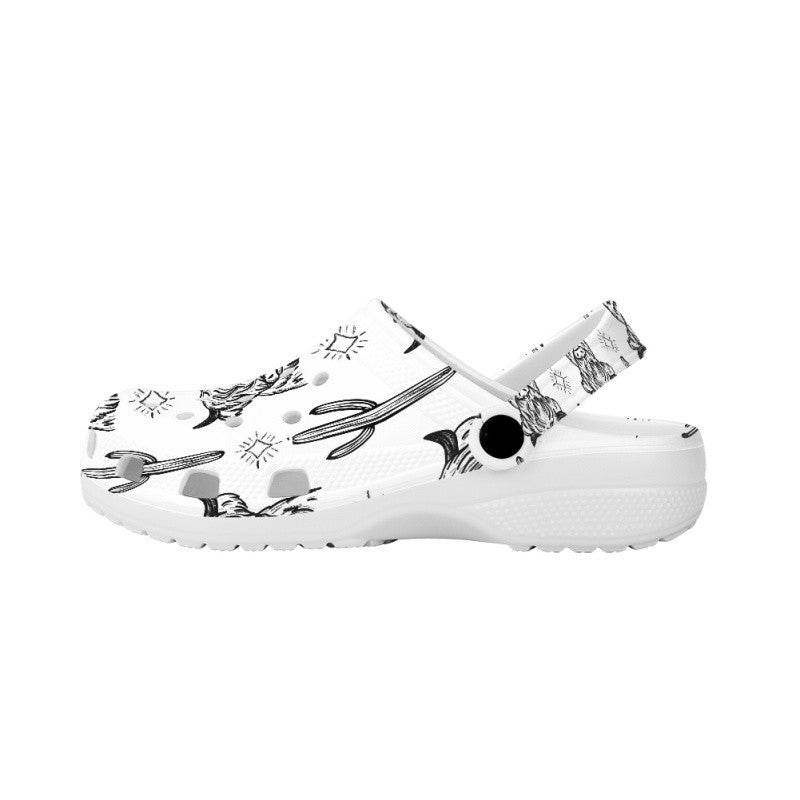 Highland Cows & Catus - Adult/Kid Casual Clogs GINCOW02