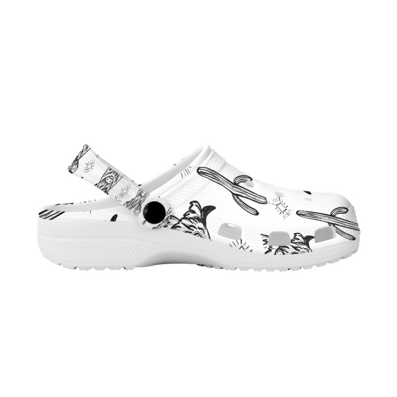 Highland Cows & Catus - Adult/Kid Casual Clogs GINCOW02