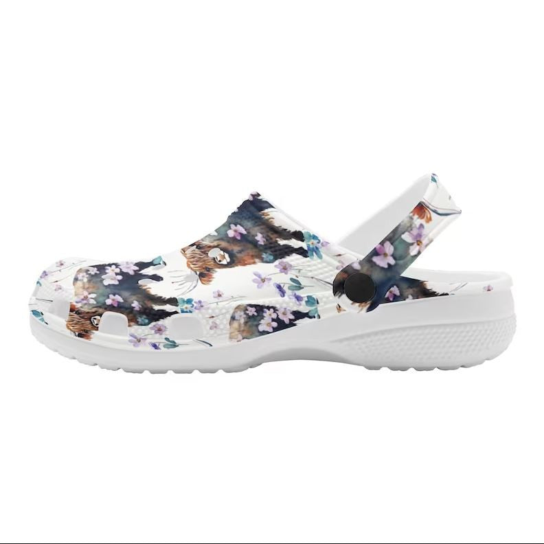 Highland Cows - Adult/Kid Casual Clogs GINCOW09