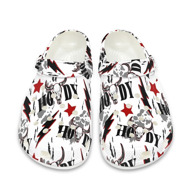 HOODY Cow - Adult/Kid Casual Clogs