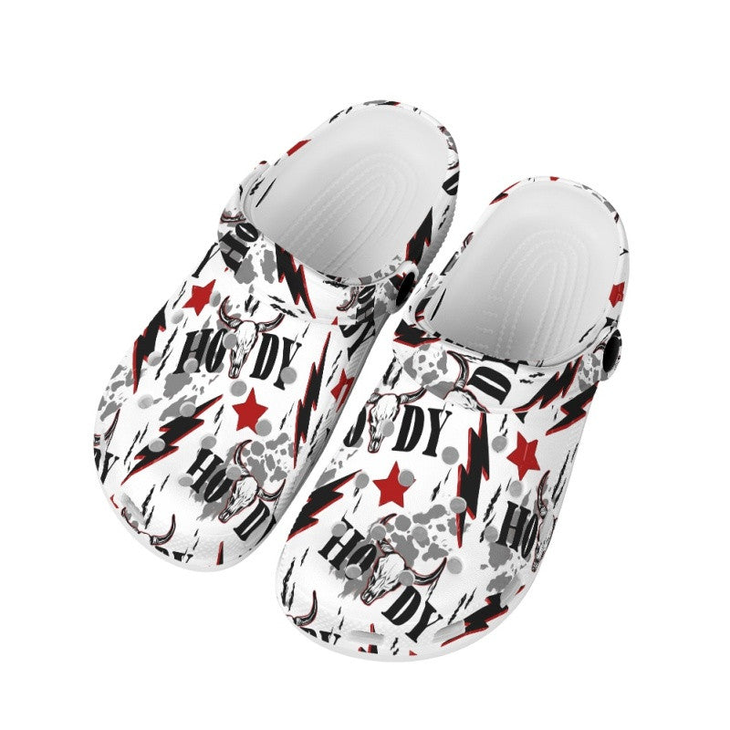 HOODY Cow - Adult/Kid Casual Clogs