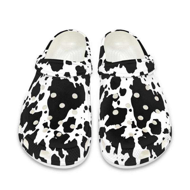 Cow Pattern - Adult/Kid Casual Clogs