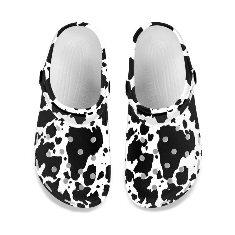 Cow Pattern - Adult/Kid Casual Clogs
