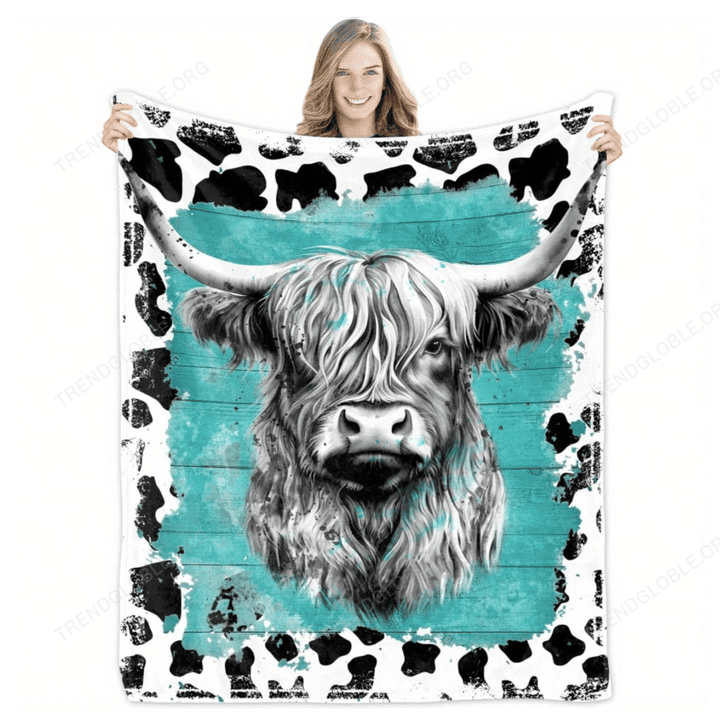 Cute Highland Cows Blanket