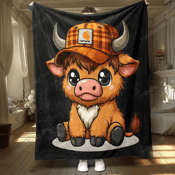 Cute Highland Cows Blanket