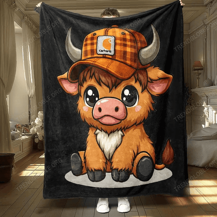 Cute Highland Cows Blanket