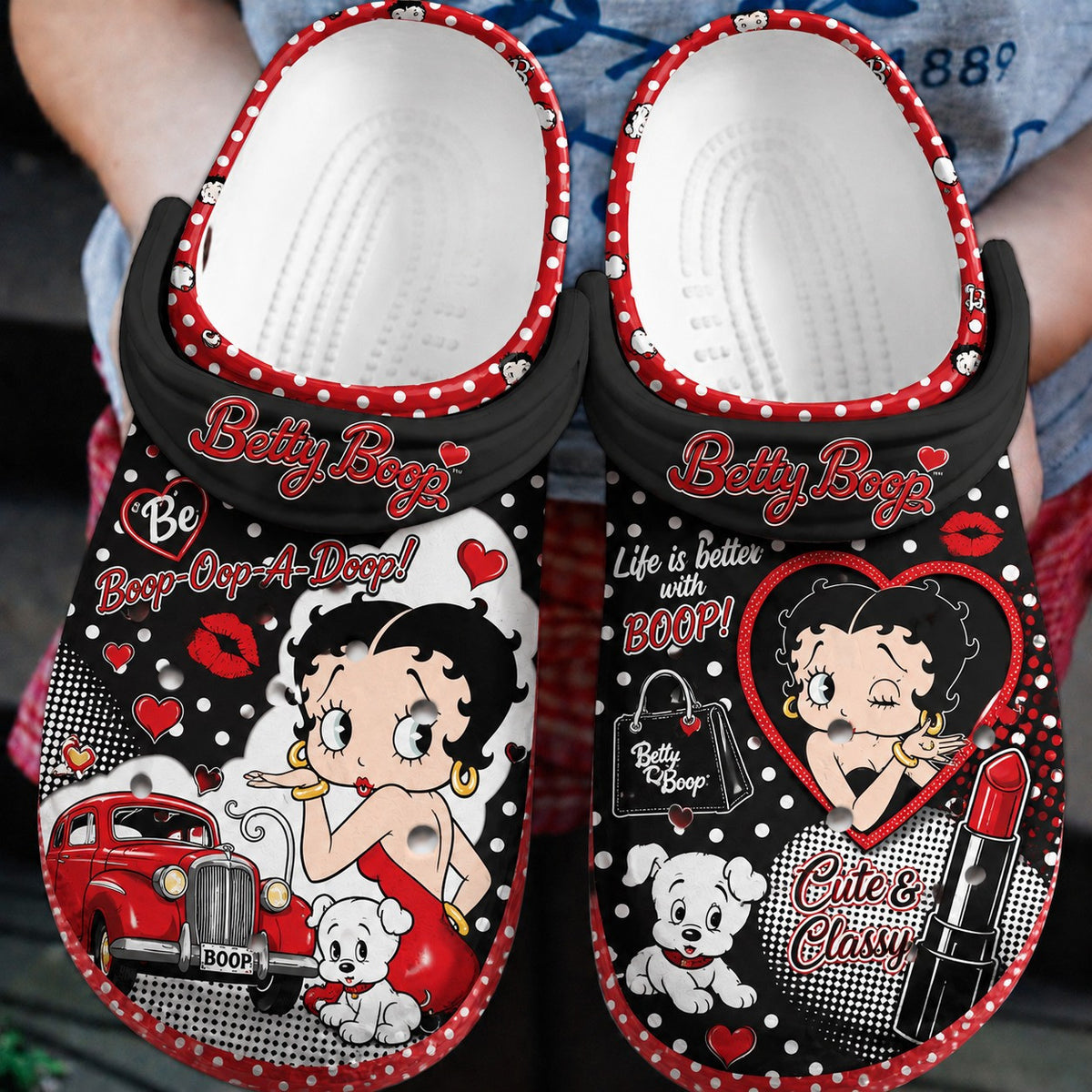 Boop Girl - Adult/Kid Casual Clogs GINBET14
