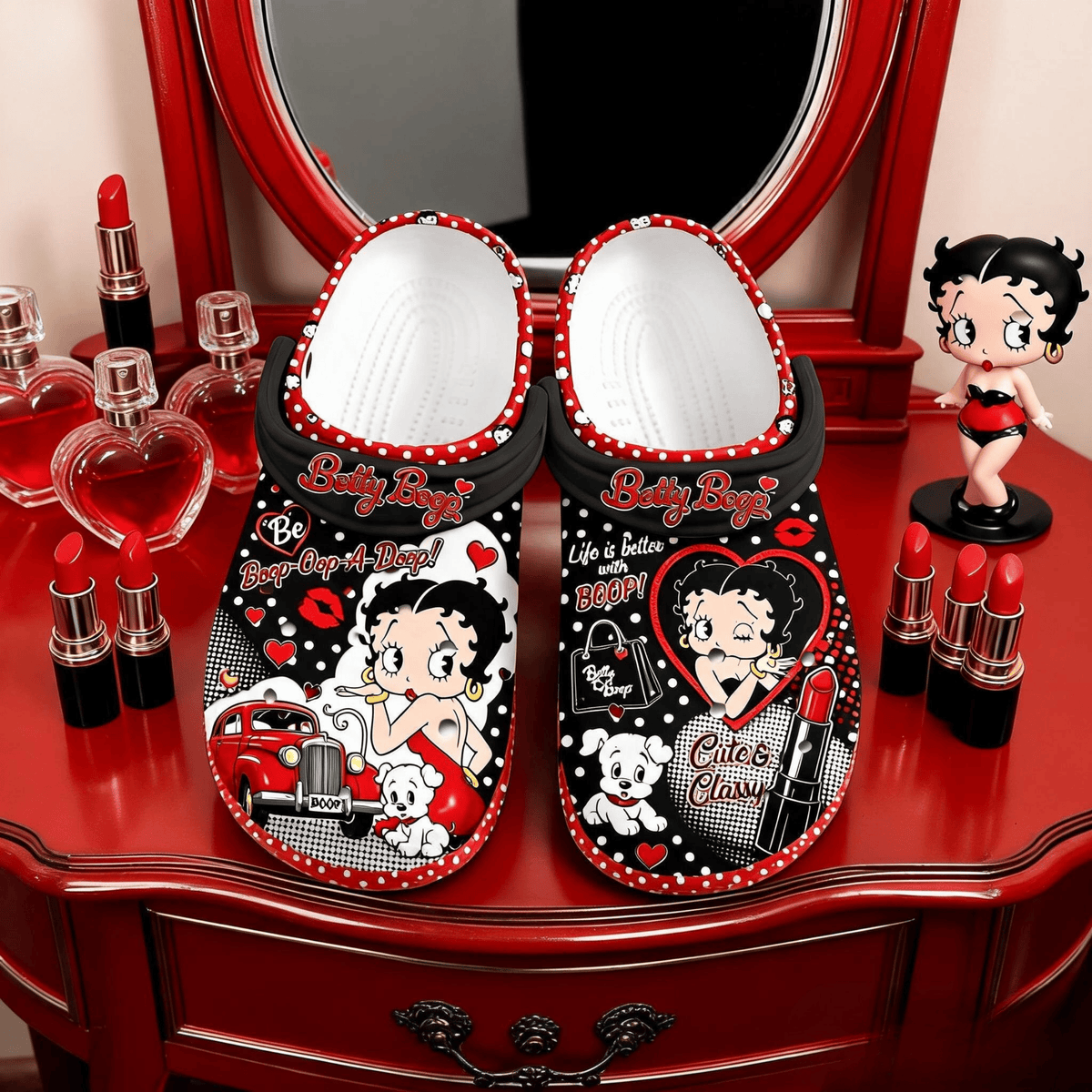 Boop Girl - Adult/Kid Casual Clogs GINBET14
