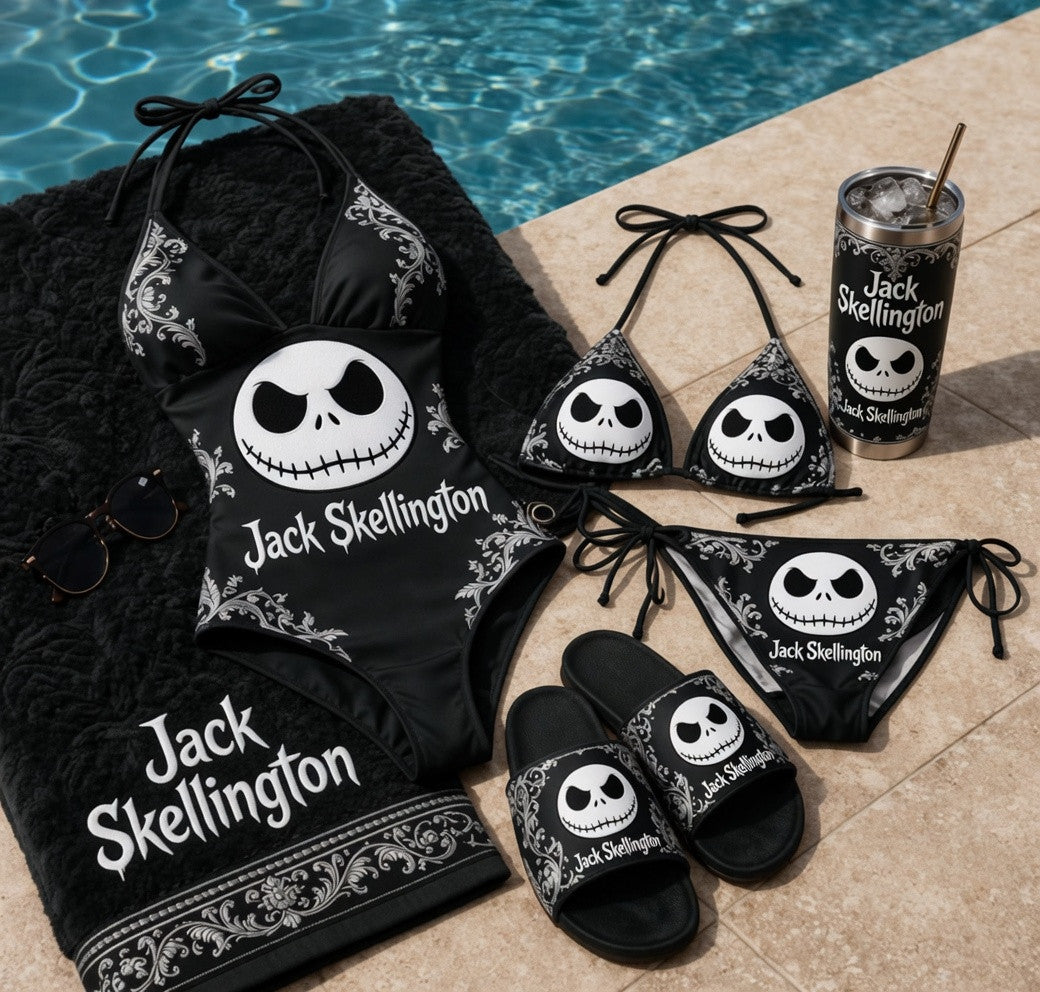 FULL SET Gothic Jack Skellington Beach & Poolside Collection GINNBC1752 (Buy all, Save More)