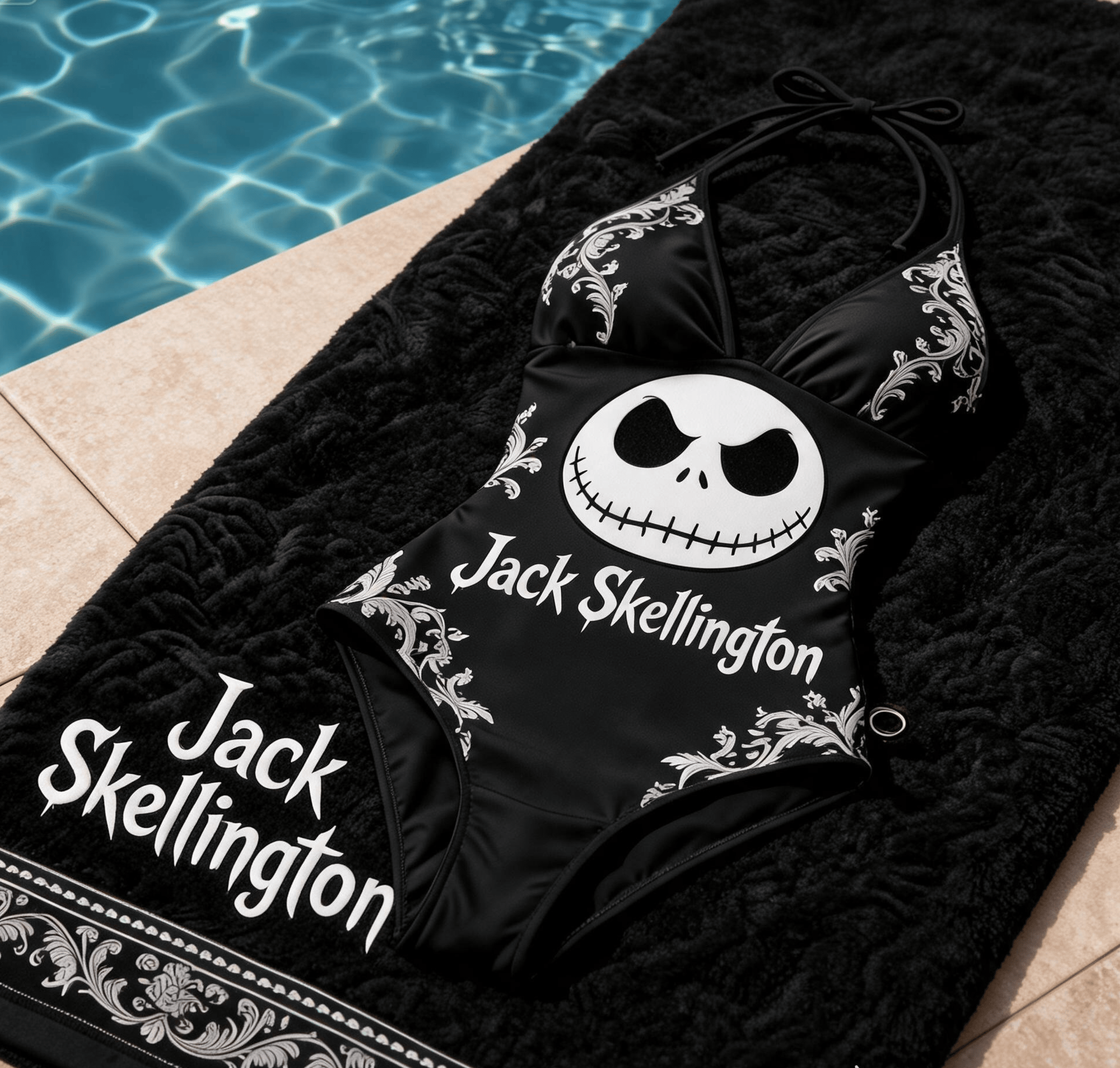 FULL SET Gothic Jack Skellington Beach & Poolside Collection GINNBC1752 (Buy all, Save More)