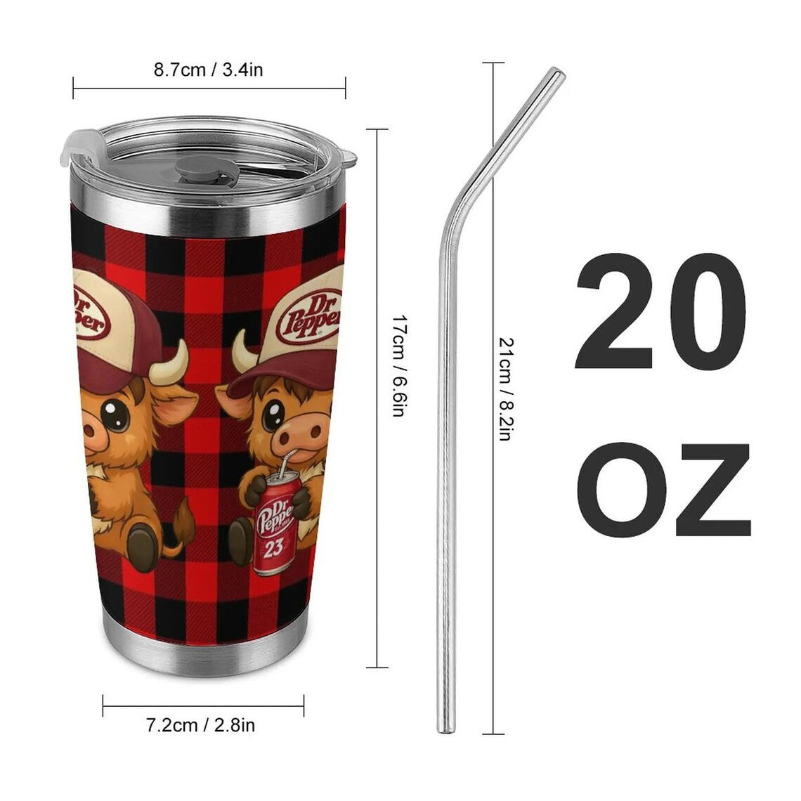 Highland Cow - Tumbler 40oz/20oz