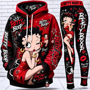Boop Girl - Heavy Fleece Hoodie And Leggings GINBET19