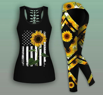 Sunflower - Combo Hollow Tank Top and Leggings GINSUN11