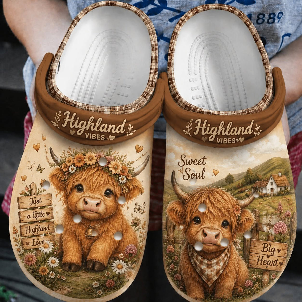 Highland Vibes - Adult/Kid Casual Clogs GINCOW44