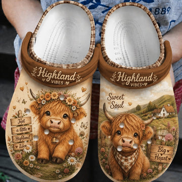 Highland Vibes - Adult/Kid Casual Clogs GINCOW44