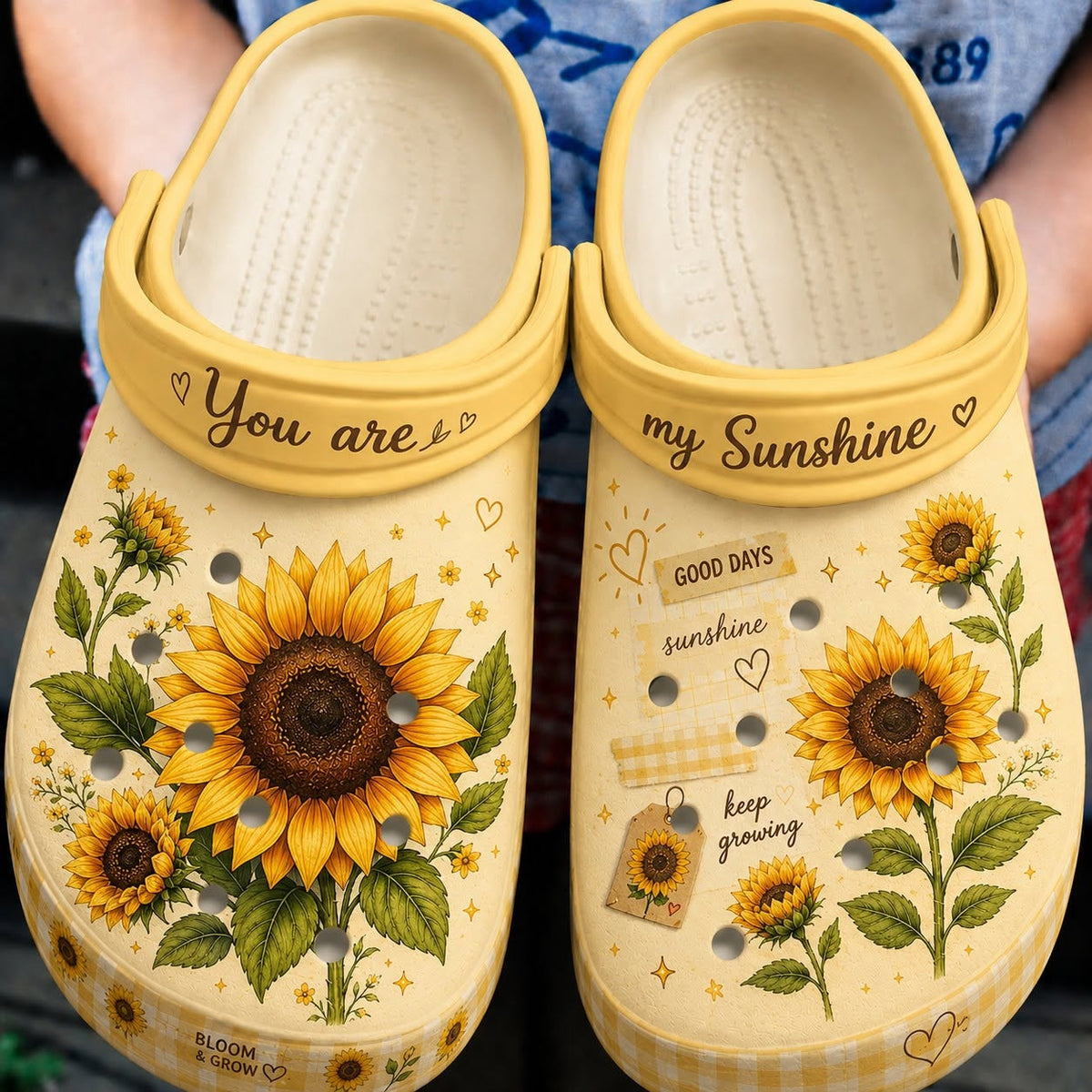 You're Sunflower - Adult/Kid Casual Clogs GINSUN18