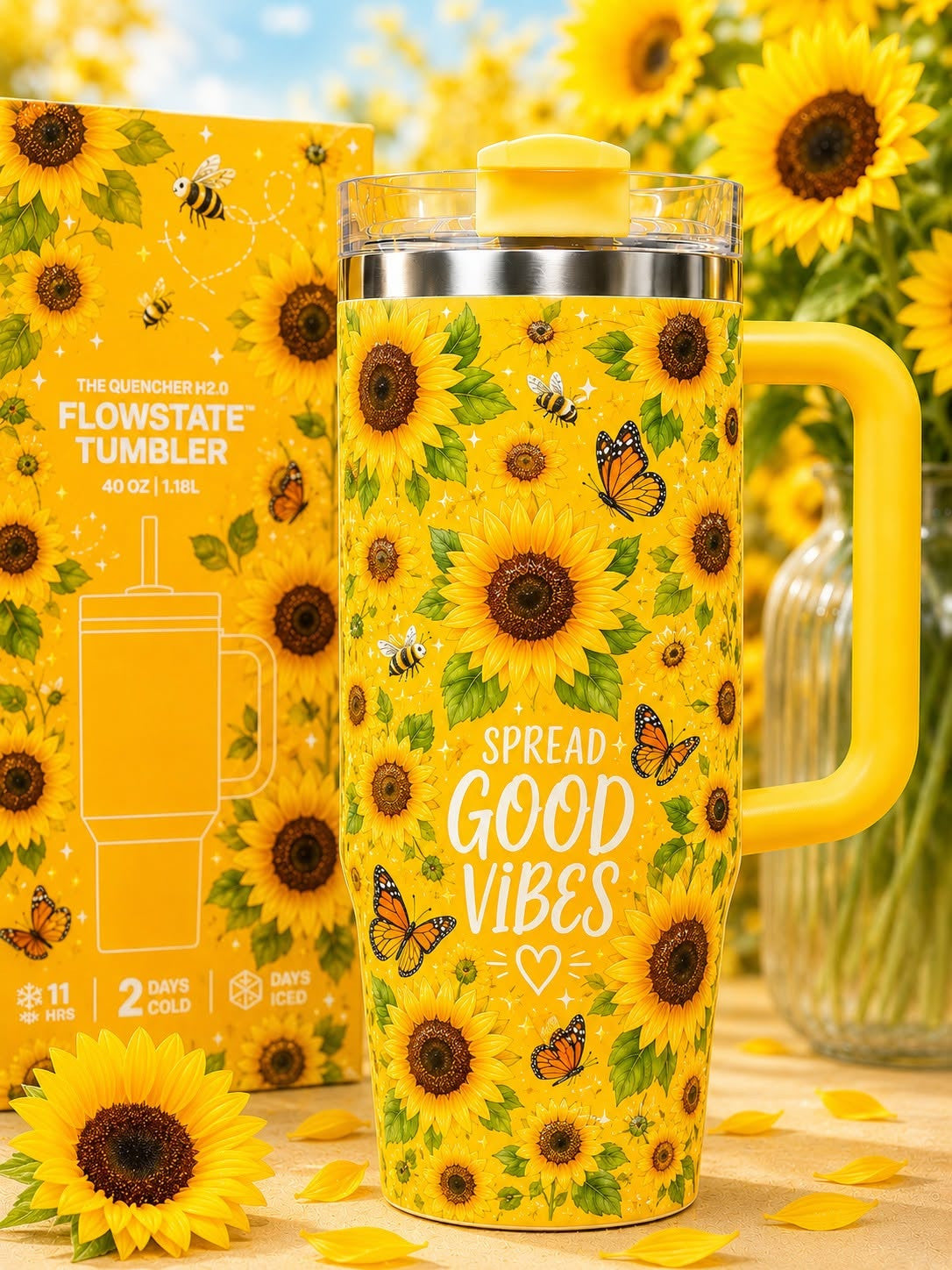 Sunflower - Tumbler 40oz GINSUN24