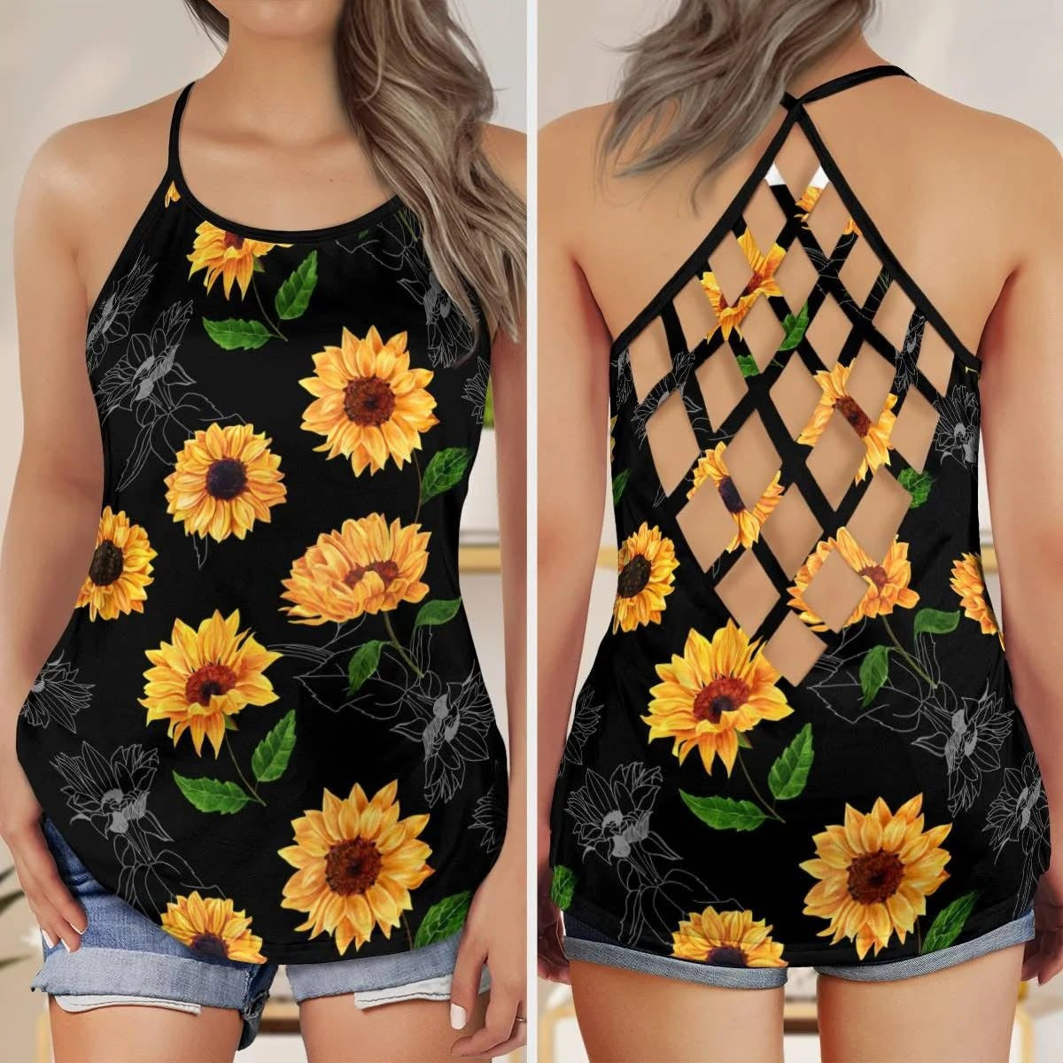Sunflower - Criss-Cross Tank Top GINSUN30