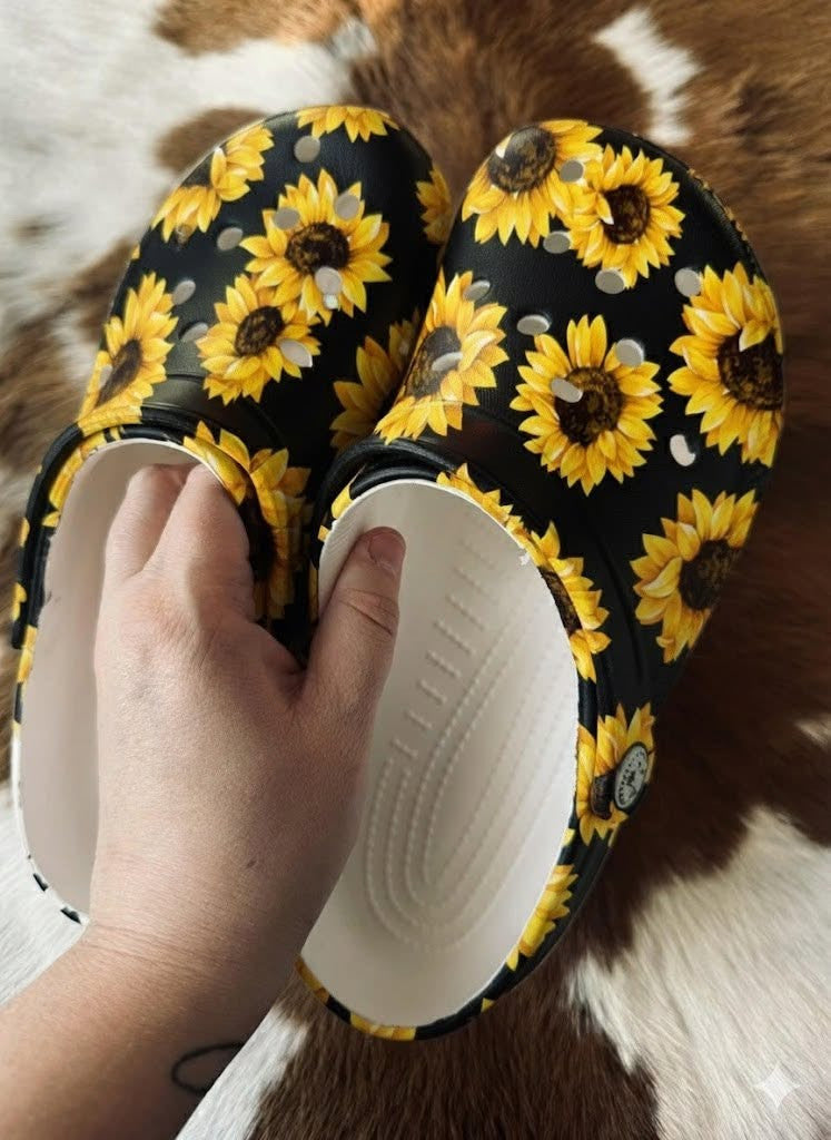 Sunflower - Adult/Kid Casual Clogs GINSUN25