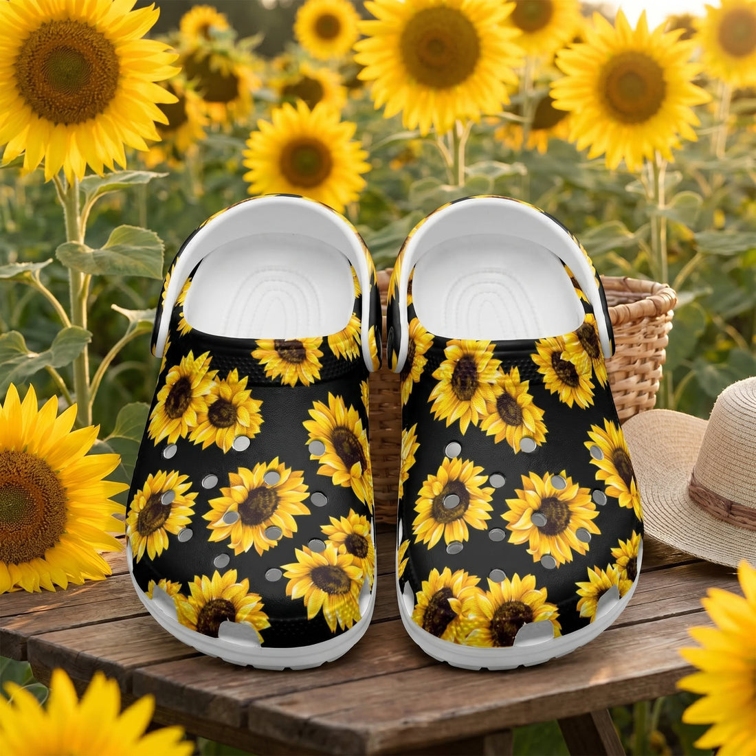Sunflower - Adult/Kid Casual Clogs GINSUN25