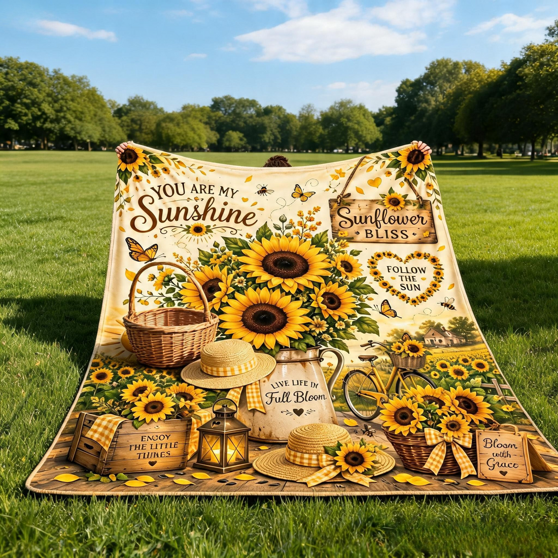Sunflower Blanket GINSUN19