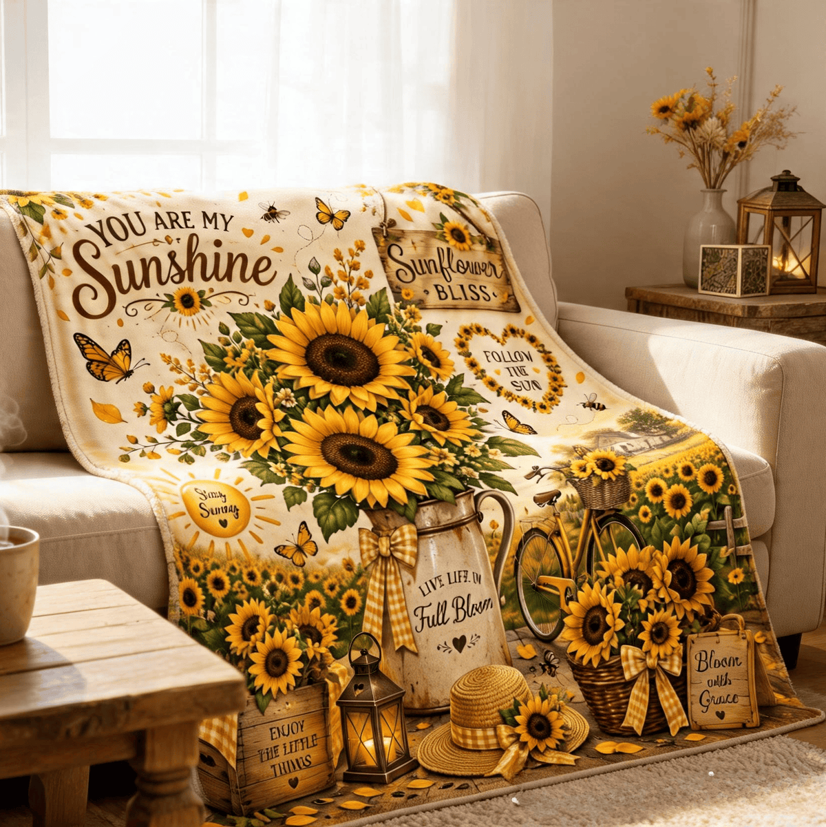 Sunflower Blanket GINSUN19
