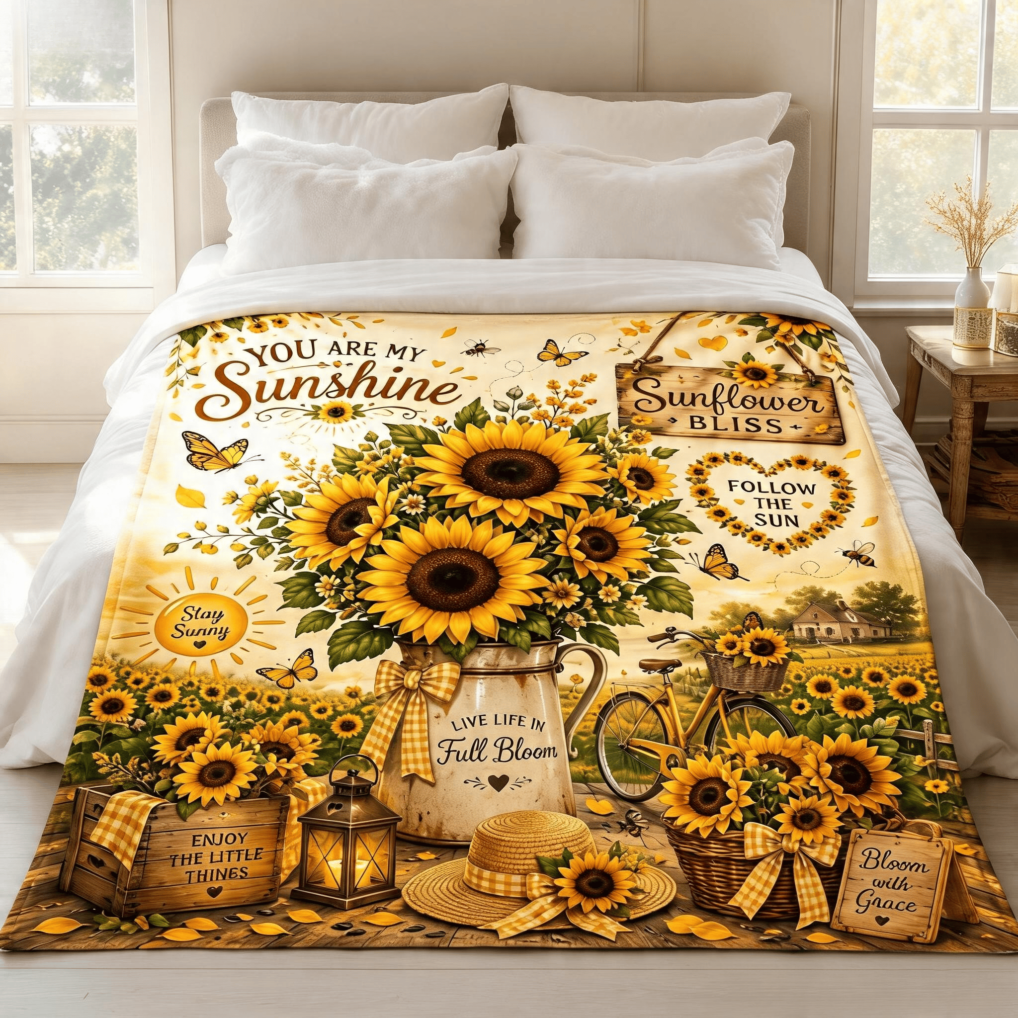 Sunflower Blanket GINSUN19