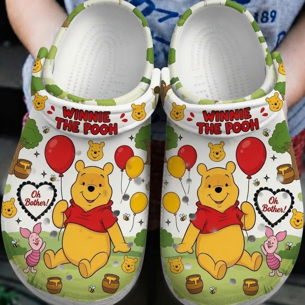 Winnie The Pooh - Adult/Kid Casual Clogs GINPOOH127