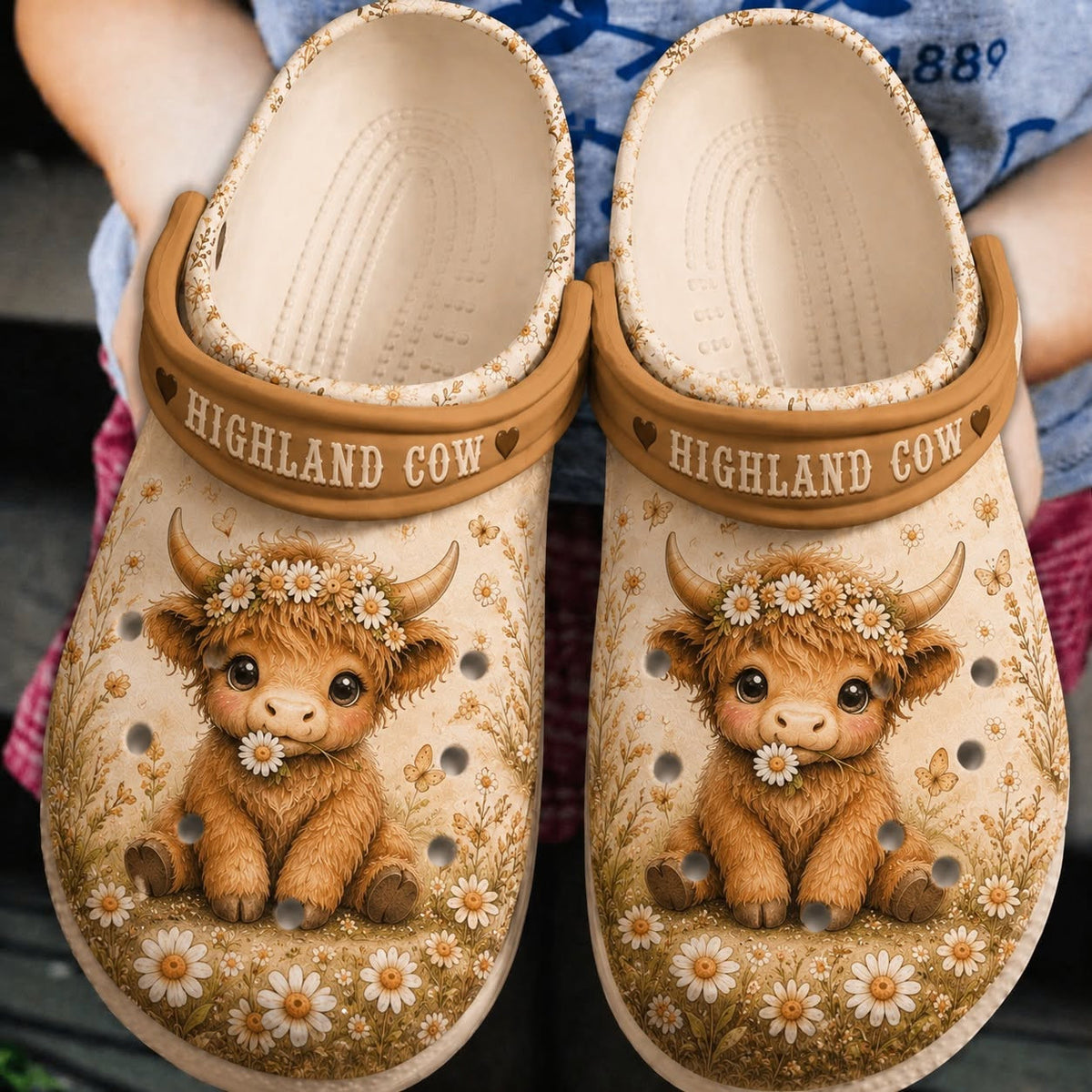 Highland Cow- Adult/Kid Casual Clogs GINCOW47