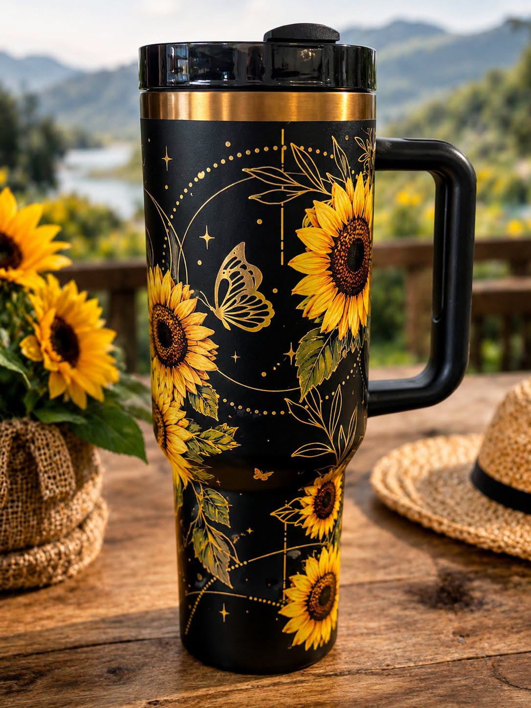 Sunflower - Tumbler 40oz/30oz/20oz GINSUN60