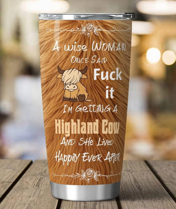 Highland Cow Stainless Tumbler GINCOW51