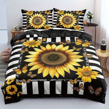 Sunflower Duvet Cover Bedding Set Duvet Cover Bedding Set GINSUN72