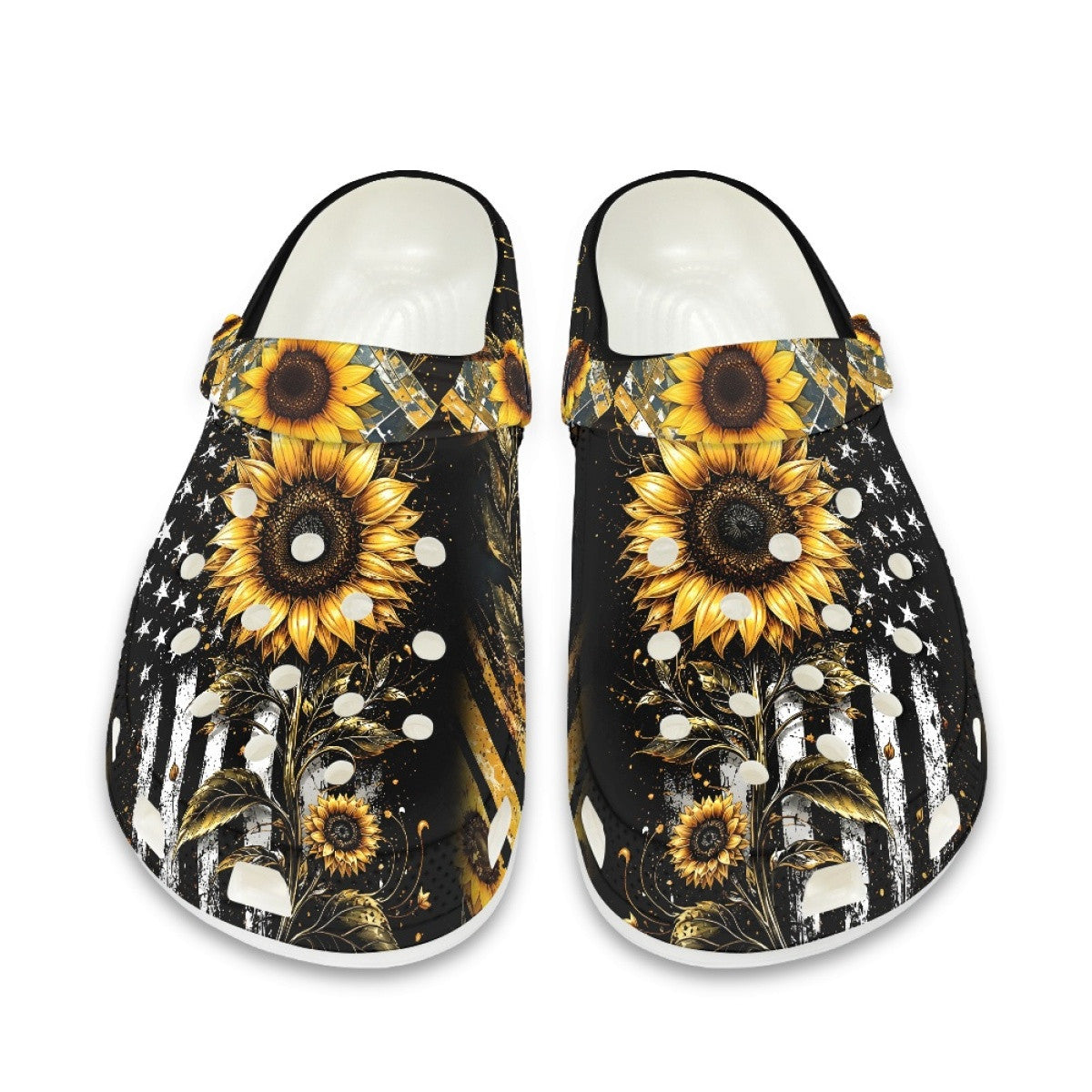 Sunflower - Adult/Kid Casual Clogs GINSUN05