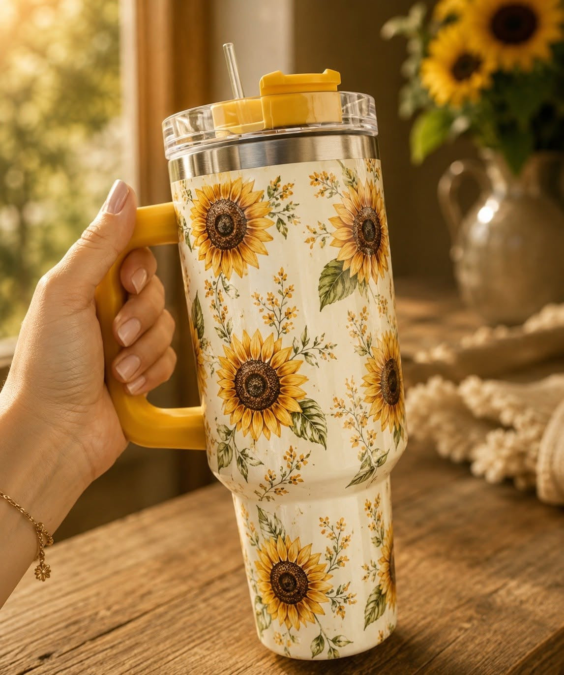 Sunflower - Tumbler 40oz GINSUN73