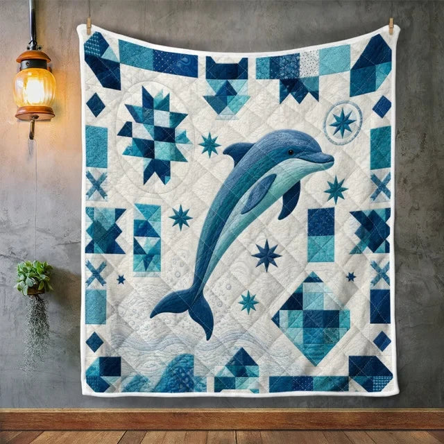Dolphin Fleece Blanket/Quilt Blanket/Sherpa Blanket GINDOP17