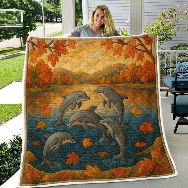 Dolphin Fleece Blanket/Quilt Blanket/Sherpa Blanket GINDOP19
