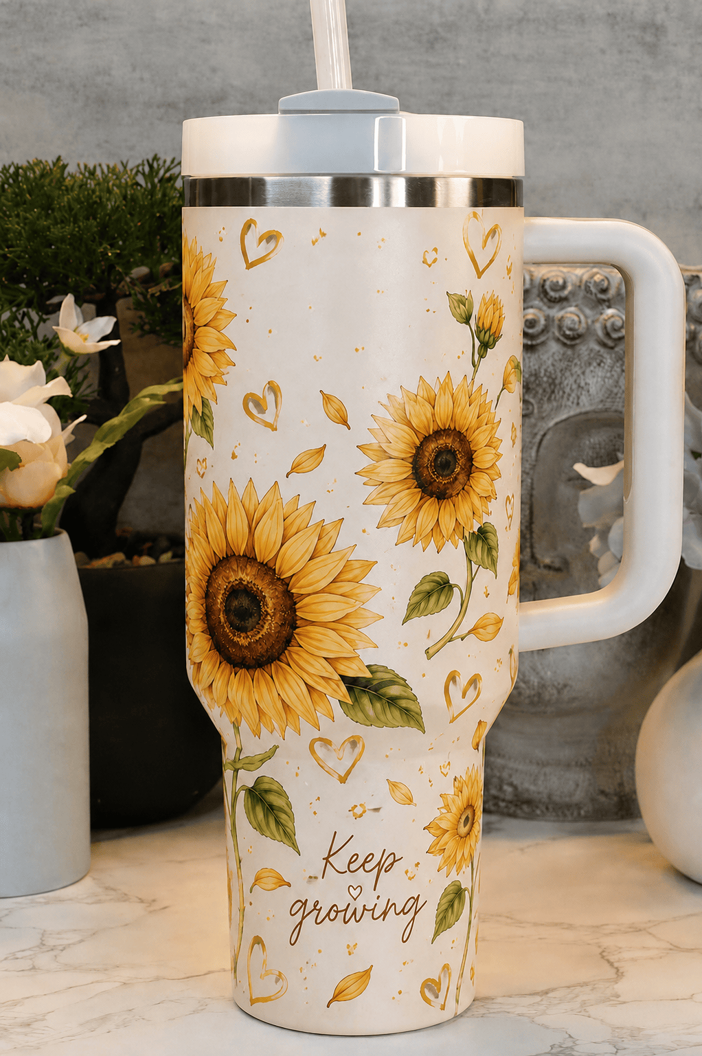 Keep Growing Sunflower - Tumbler 40oz GINSUN80