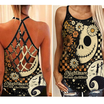 Jack Skellington - Criss-Cross Tank Top GINNBC1640