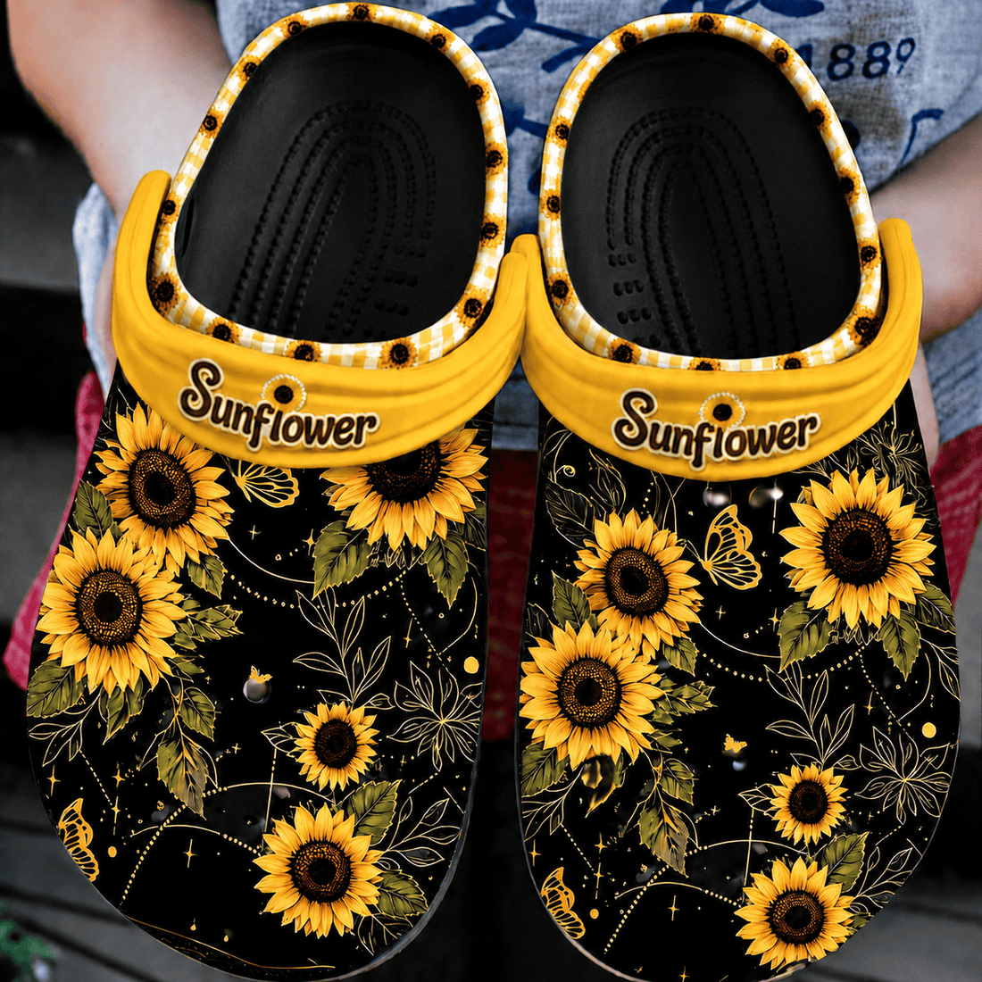 Sunflower - Adult/Kid Casual Clogs GINSUN60