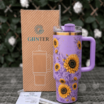 Purple Sunflower - Tumbler 40oz GINSUN83