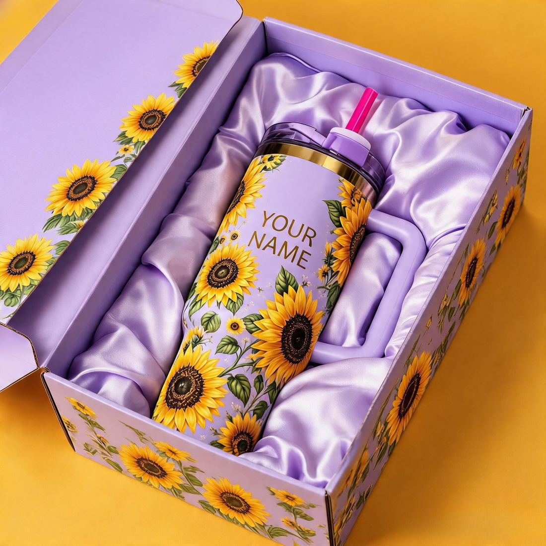 Purple Sunflower - Tumbler 40oz GINSUN82